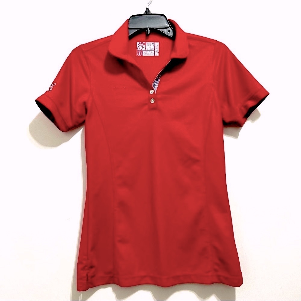 Chick-Fil-A Women’s Employee Red Short Sleeve Team Style Polo Shirt